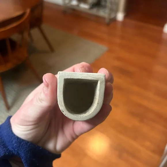 Minimalist Concrete Magnetic Wall Planters, Set of 2, 1.5” x 1.5” - Picture 8 of 11